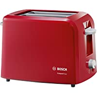 Bosch Compact Class TAT3A014 - Tostador- 980 W- 2 Ranuras extra anchas- color Rojo